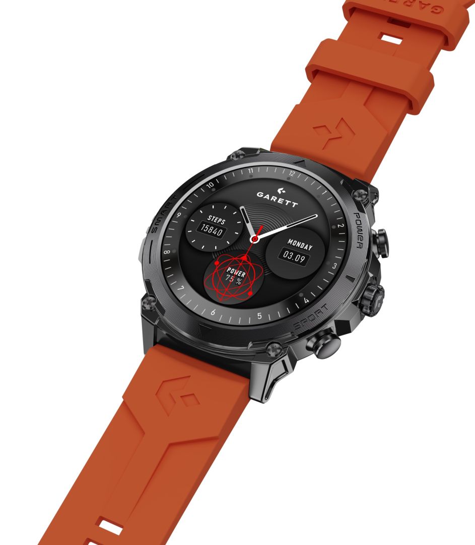 GARETT Atom Smartwatch Black Steel