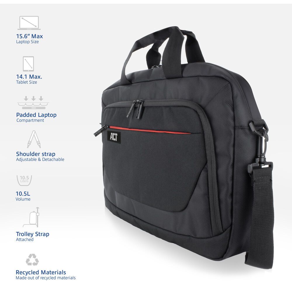 ACT AC8570 Suburb shoulder bag for laptops up to 15,6" Black