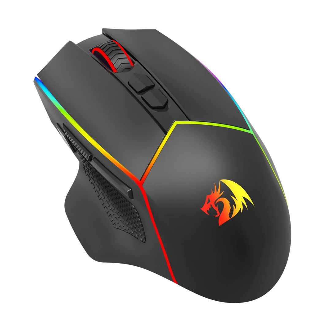 Redragon AXE PRO M814 RGB Wireless Bluetooth Gaming Mouse Black