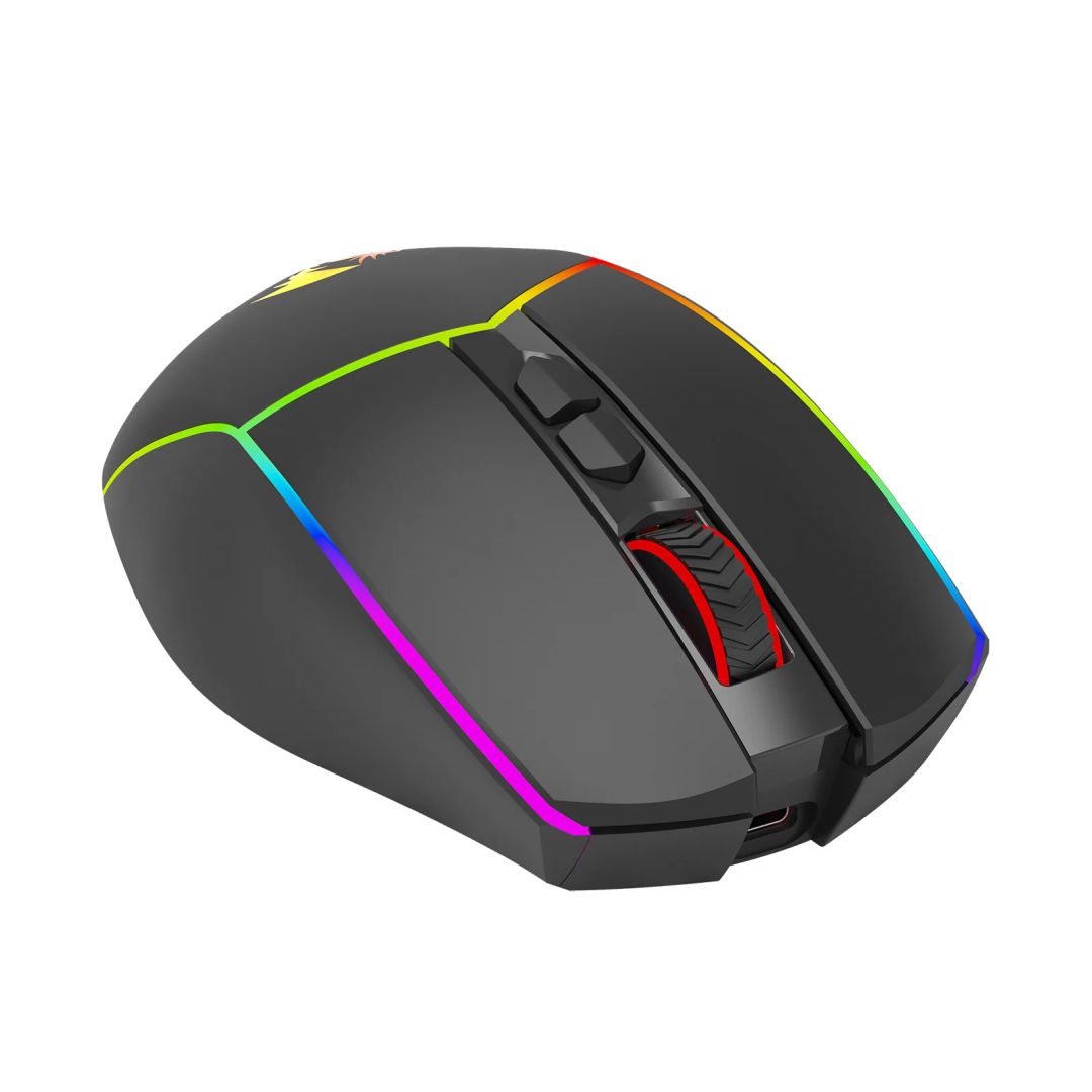 Redragon AXE PRO M814 RGB Wireless Bluetooth Gaming Mouse Black