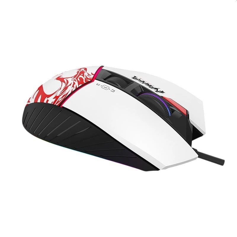 A4-Tech W95 Max Naraka Extra Fire Gaming Mouse White/Black