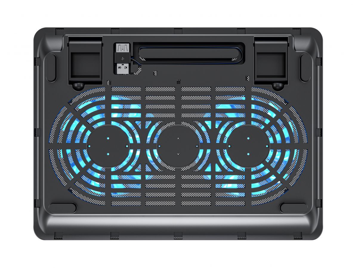 Conceptronic  CNBCOOLPAD2F 2-Fan Laptop Cooling Pad Black