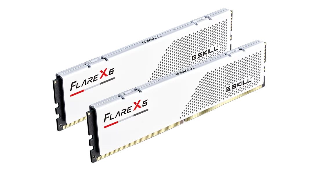 G.SKILL 96GB DDR5 6000MHz Kit(2x48GB) Flare X5 White