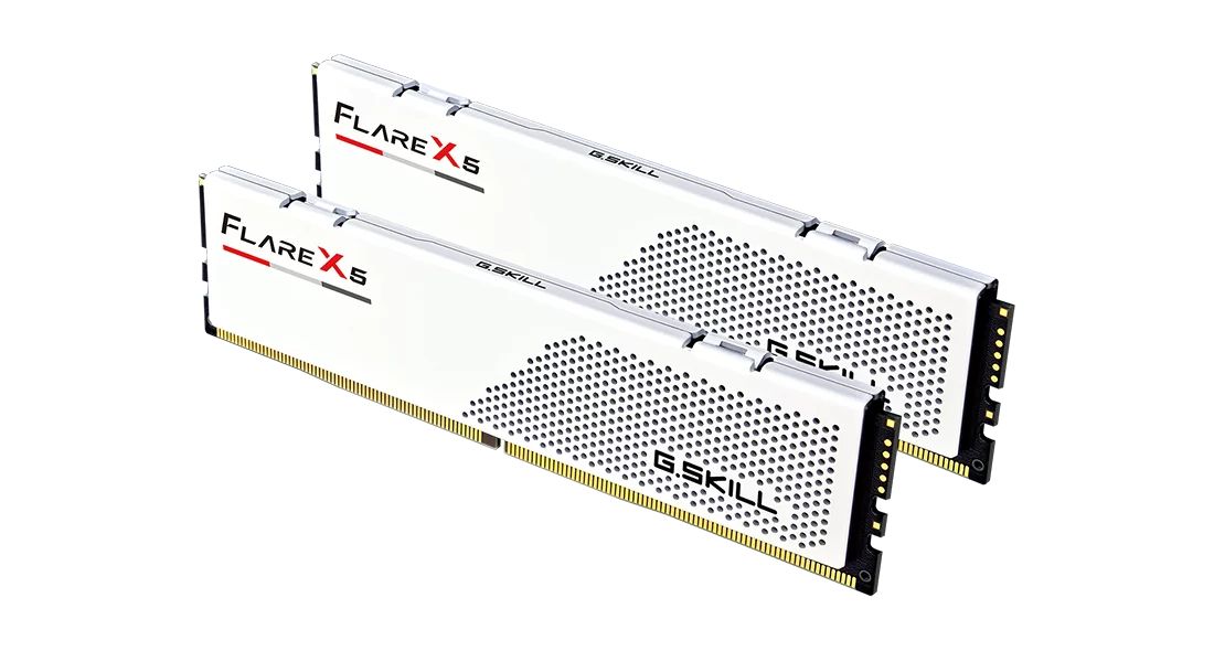 G.SKILL 96GB DDR5 6000MHz Kit(2x48GB) Flare X5 White