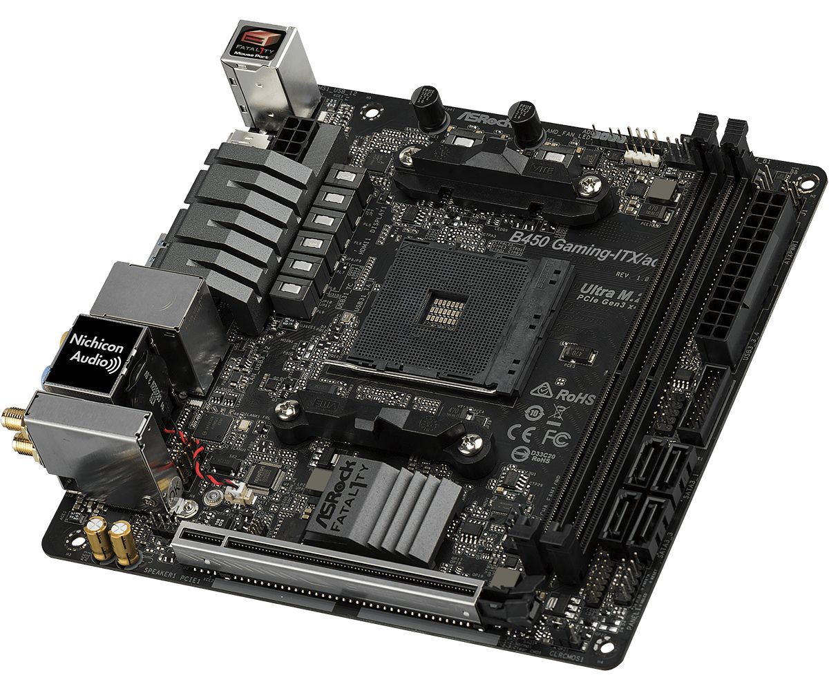 ASROCK Fatal1ty B450 GAMING-ITX/AC