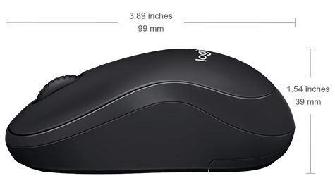 Logitech B220 Silent wireless mouse Black