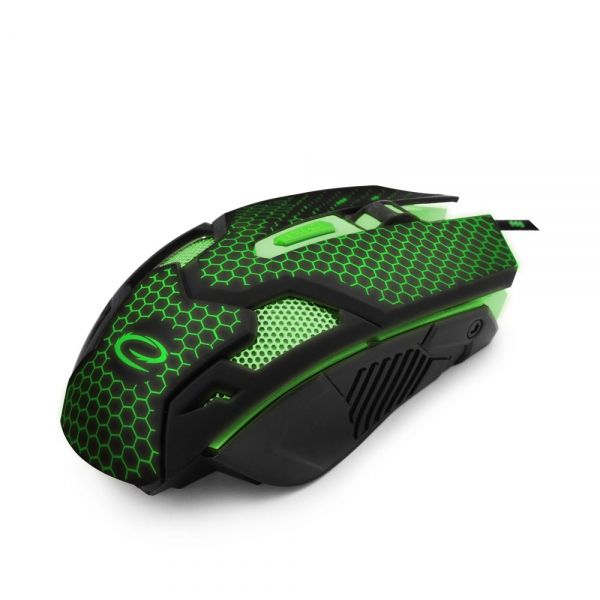 Esperanza MX207 Cobra gaming mouse Black/Green