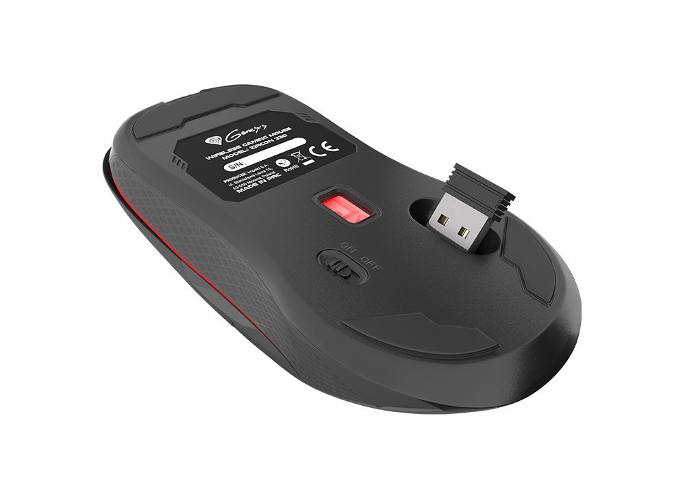 Natec Genesis Zircon 330 Wireless Gaming mouse Black