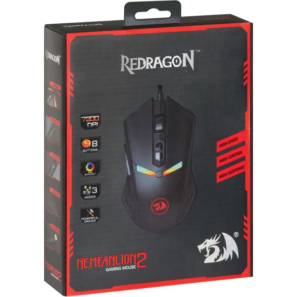 Redragon Nemeanlion 2 Wired gaming mouse Black