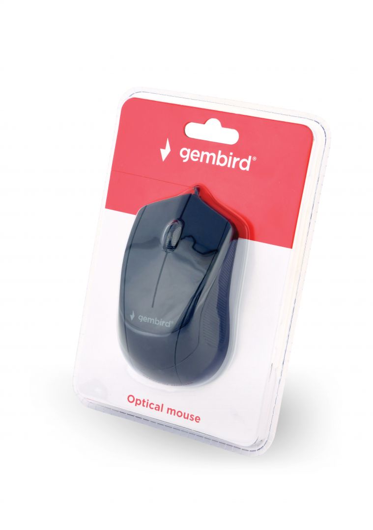 Gembird MUS-3B-02 optical mouse Black