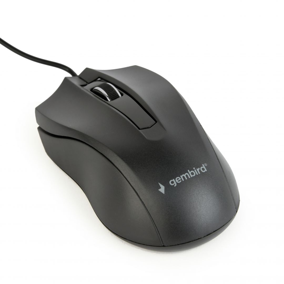 Gembird MUS-3B-01 optical mouse Black