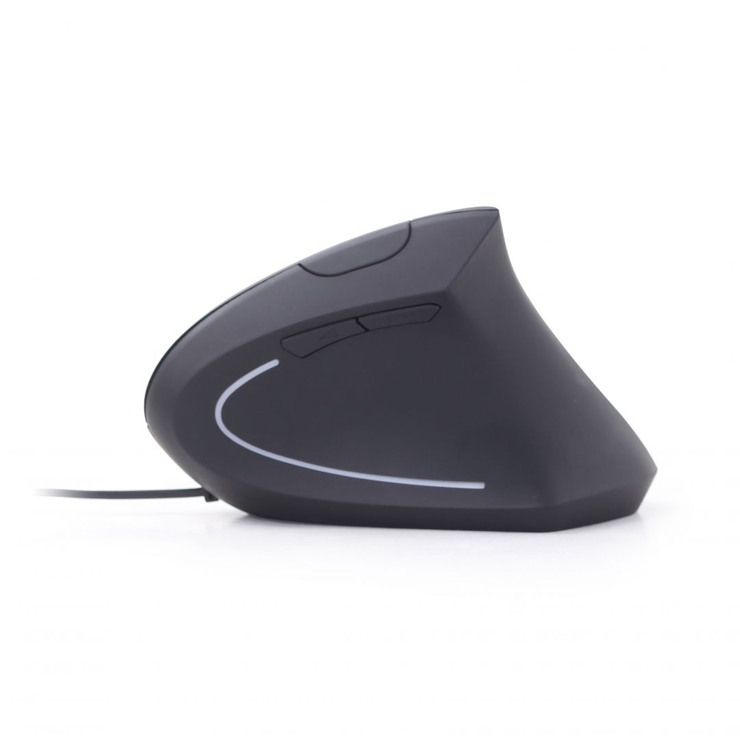 Gembird MUS-ERGO-01 Ergonomic mouse Black