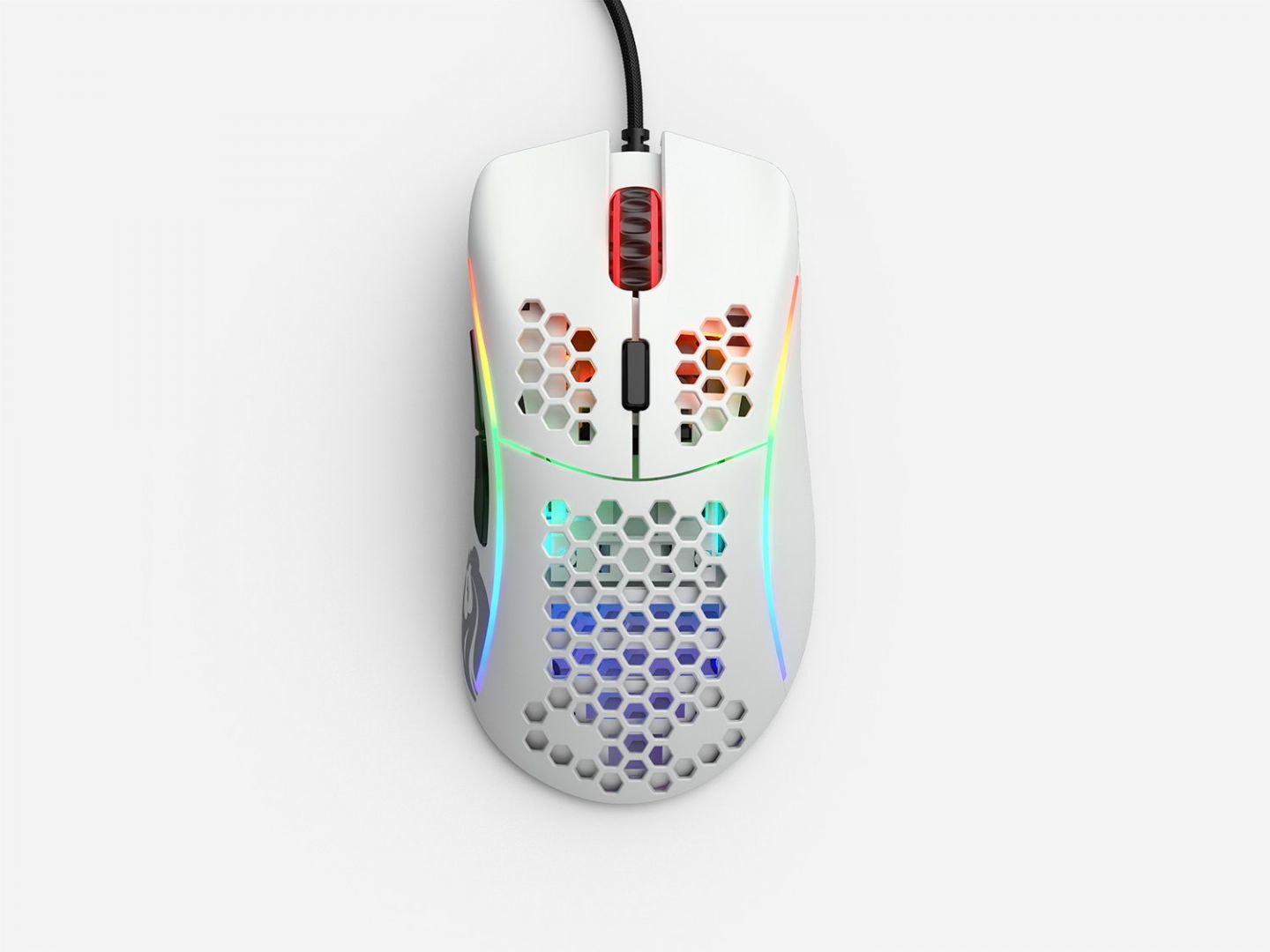 Glorious Model D Gaming Race RGB Matte White