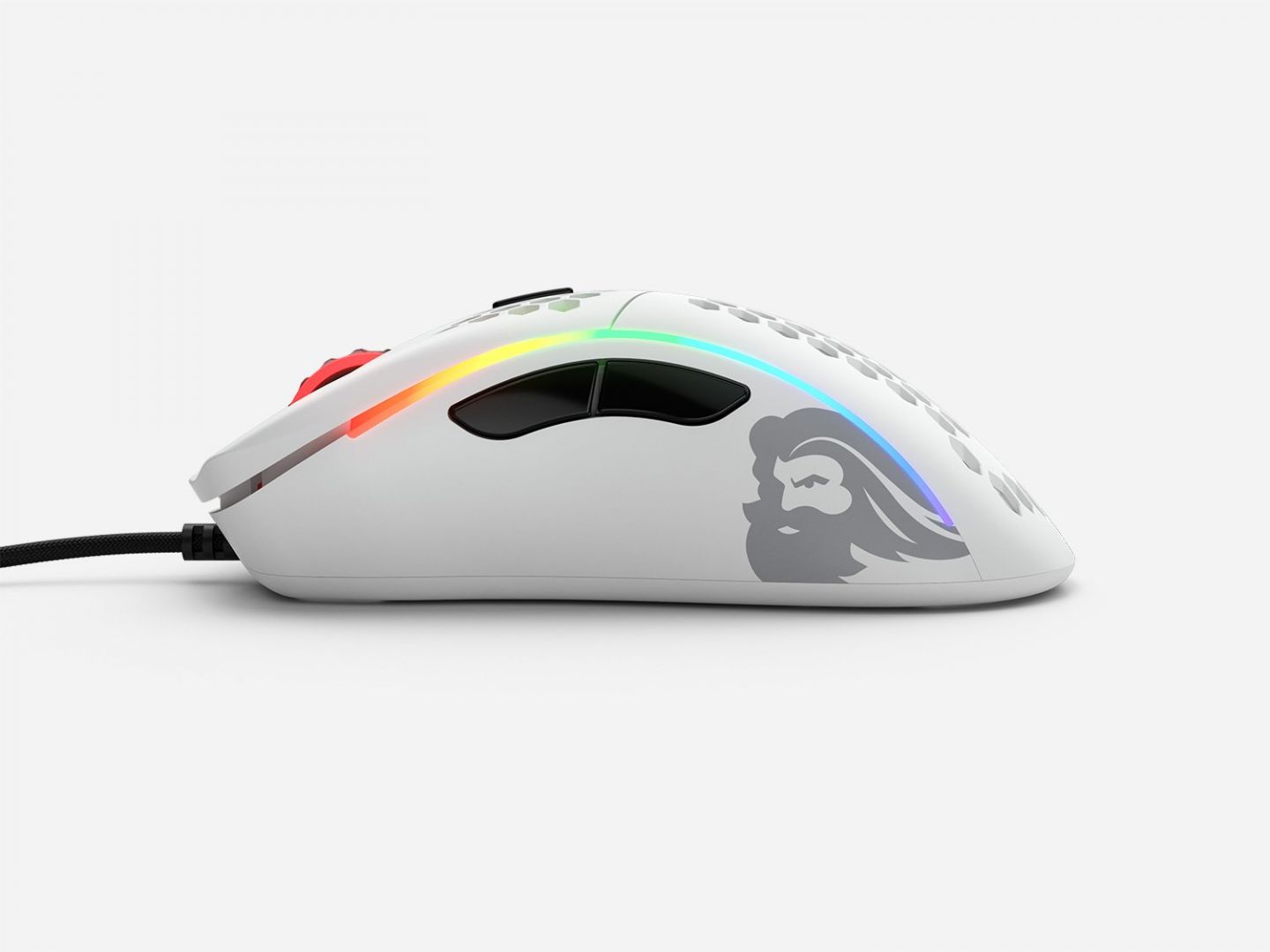 Glorious Model D Gaming Race RGB Matte White