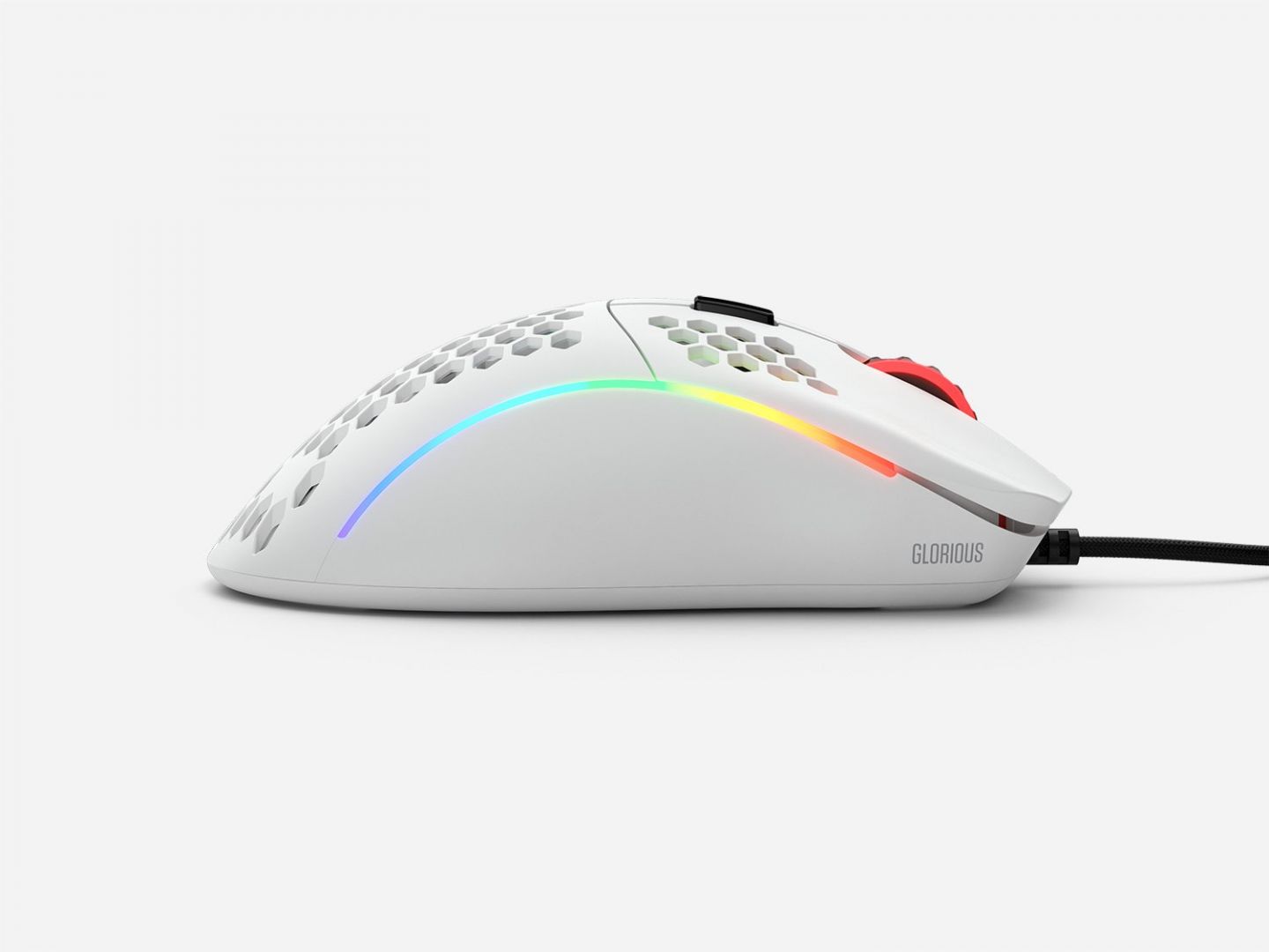 Glorious Model D Gaming Race RGB Matte White