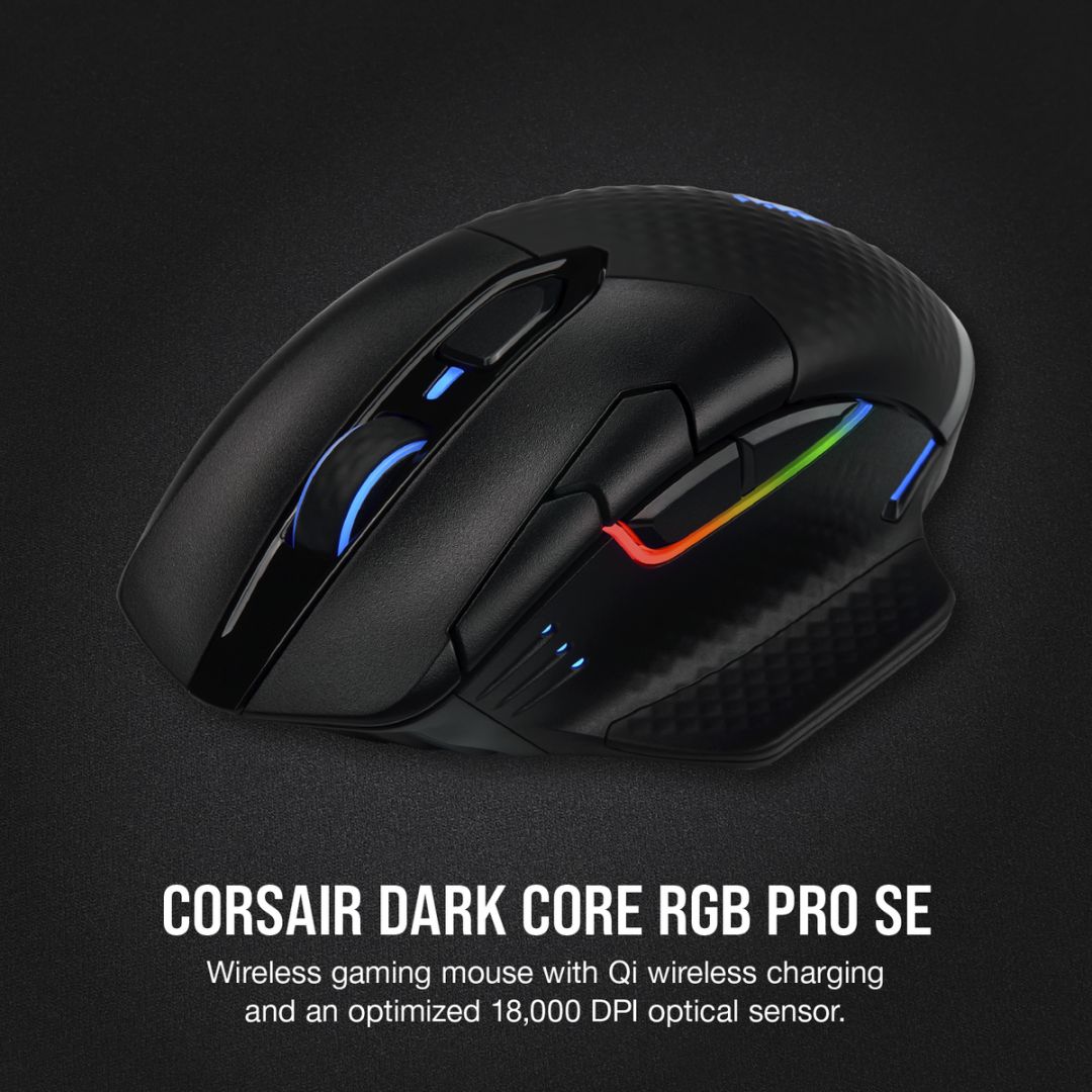 Corsair Dark Core RGB Pro SE Wireless Gaming mouse Black