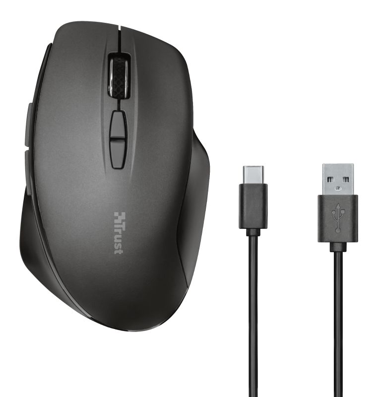 Trust Themo Rechargeable Wireless mouse Black