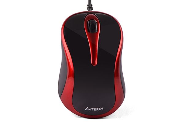 A4-Tech N-350-2 V-Track USB Black/Red