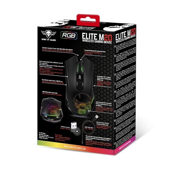 Spirit Of Gamer Elite-M20 Black