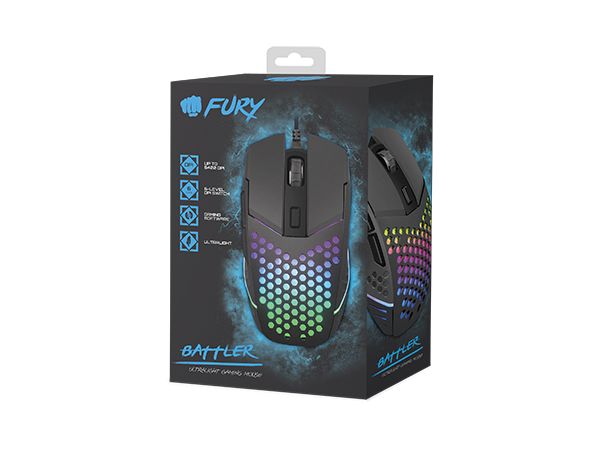 FURY Battler Gaming Mouse Black