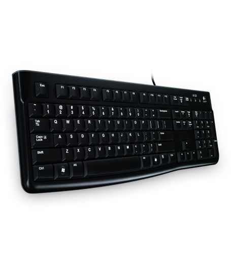 Logitech K120 USB billentyűzet Black