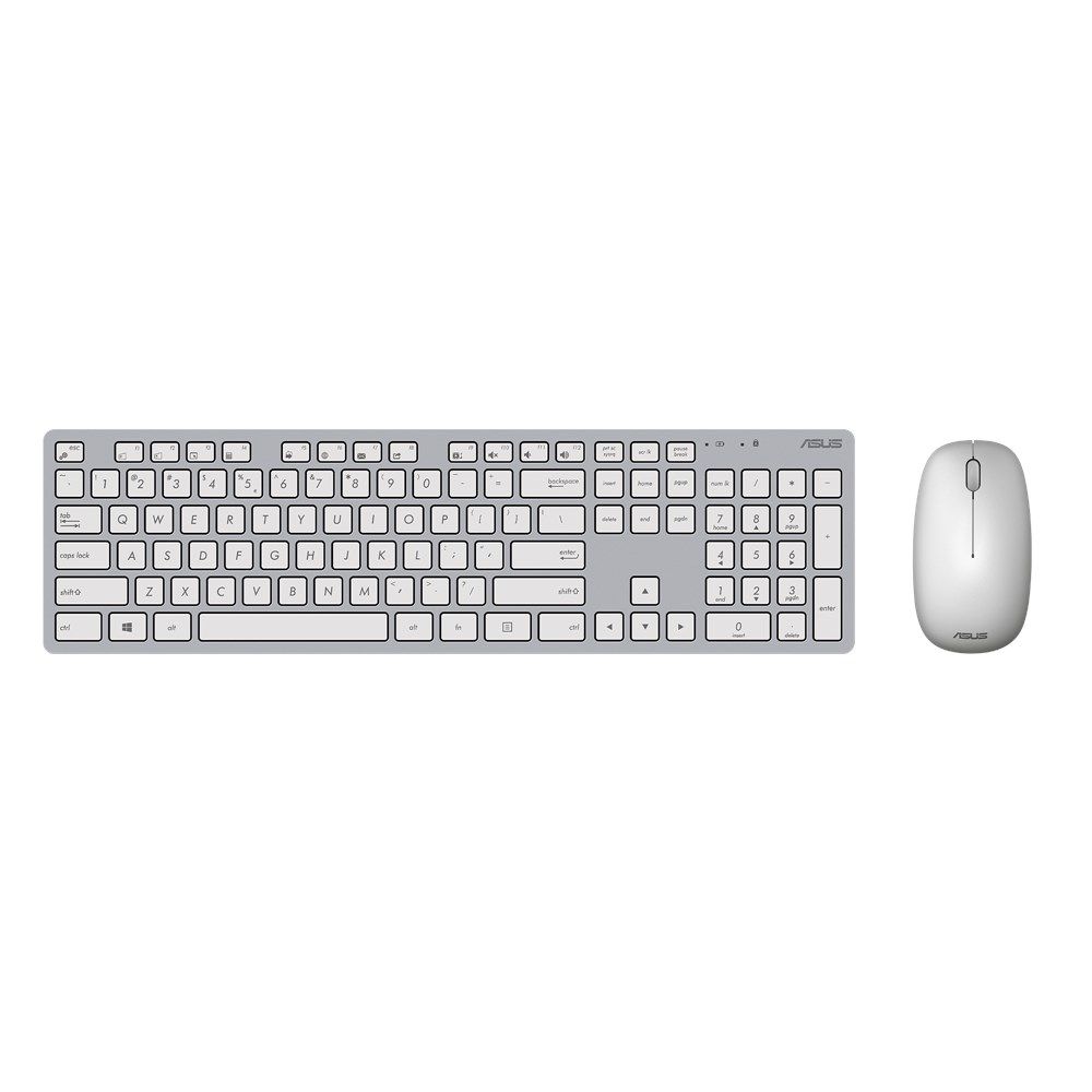 Asus W5000 wireless billentyűzet + egér White HU