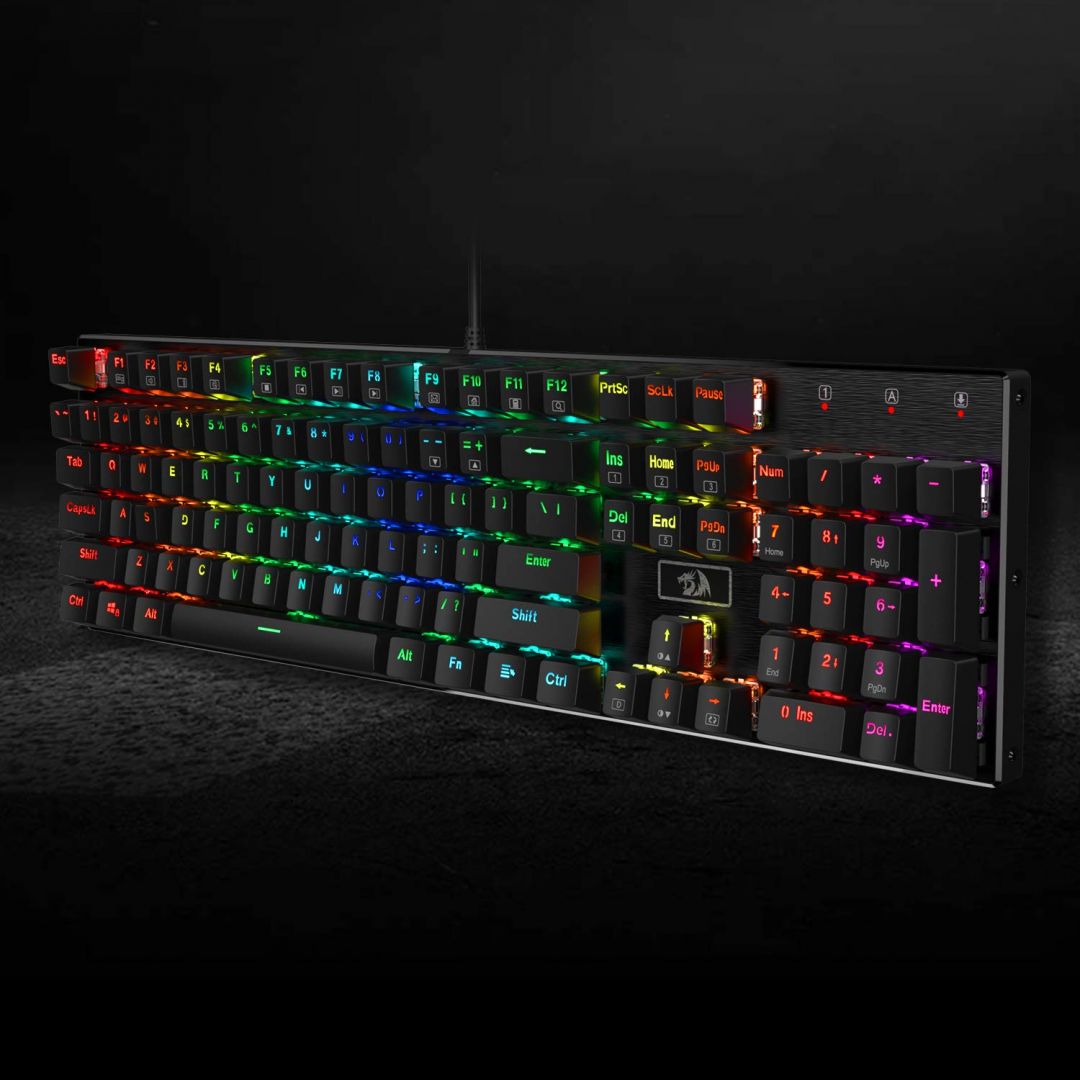 Redragon Devarajas RGB Mechanical Gaming Keyboard Blue Switches Black HU