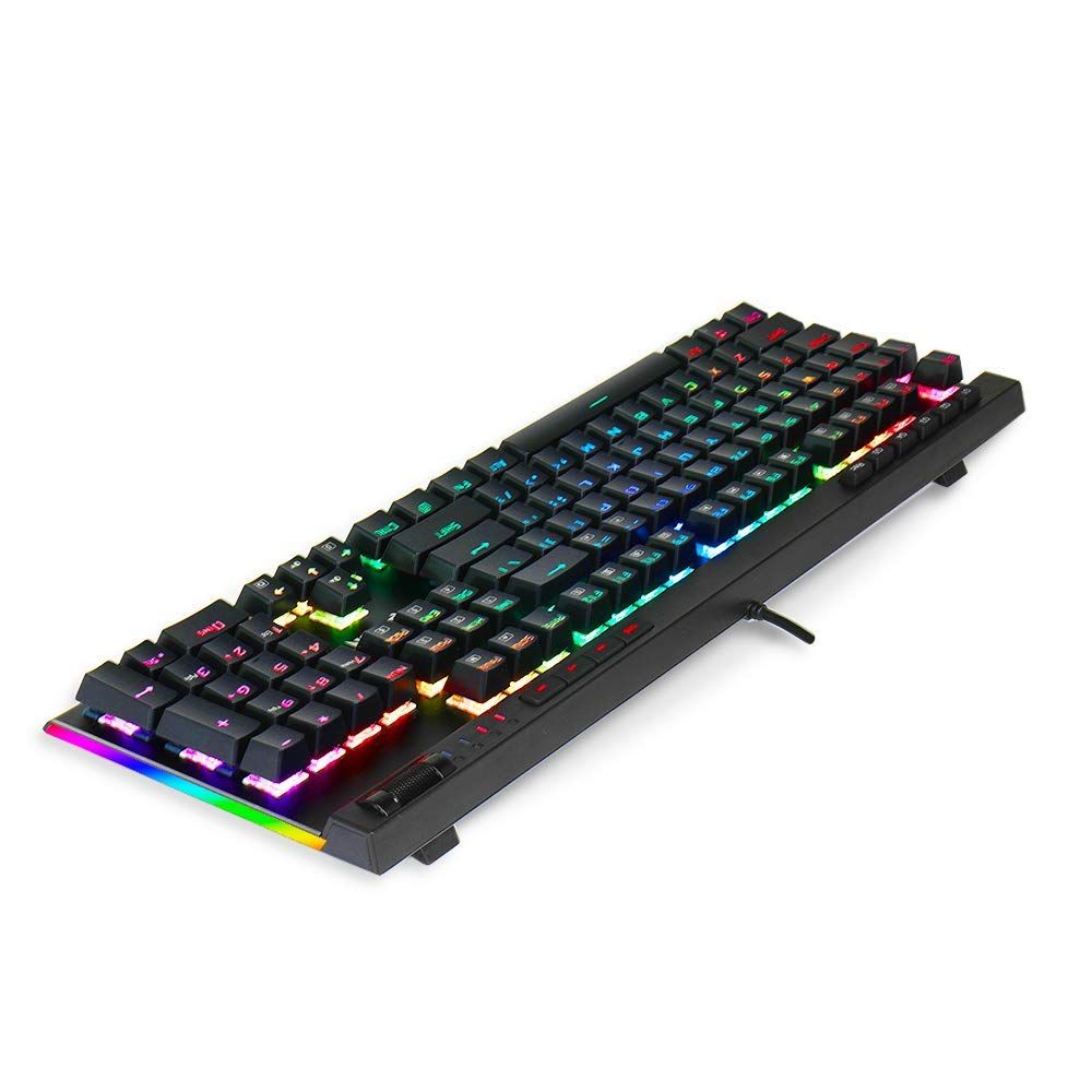 Redragon Vata RGB Mechanical Gaming Keyboard Blue Switches Black HU