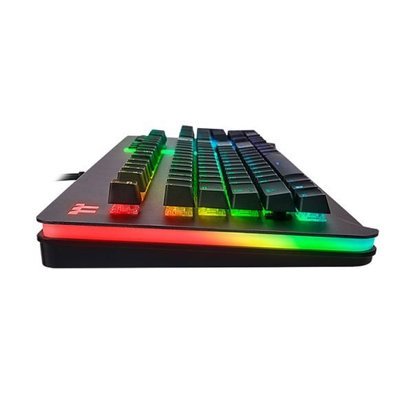 Thermaltake TT eSports Level 20 RGB Titanium Blue Switch Gaming Keyboard Titanium US