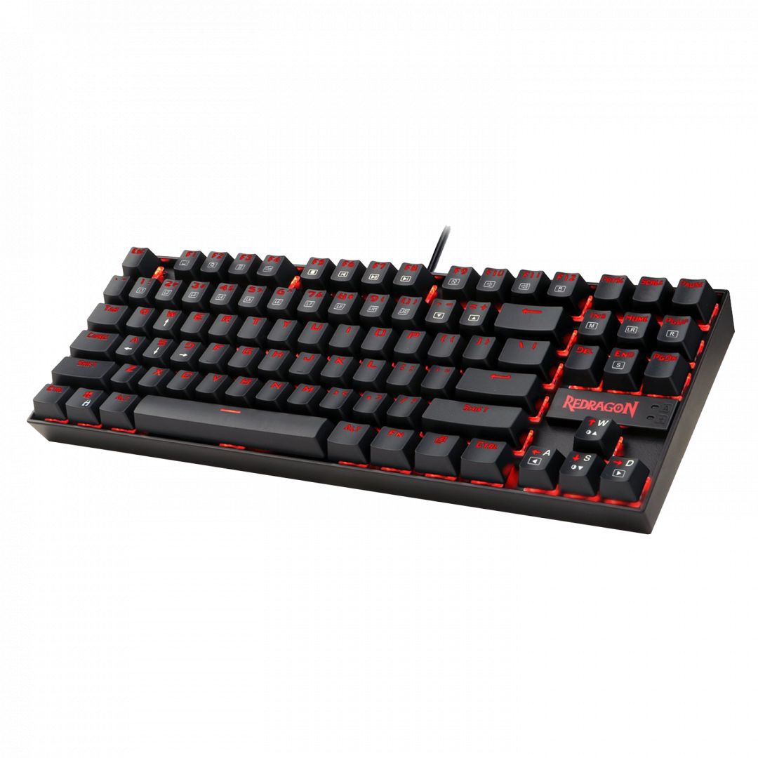 Redragon Kumara 2 Red LED Backlit Brown Mechanical Gaming Keyboard Black HU