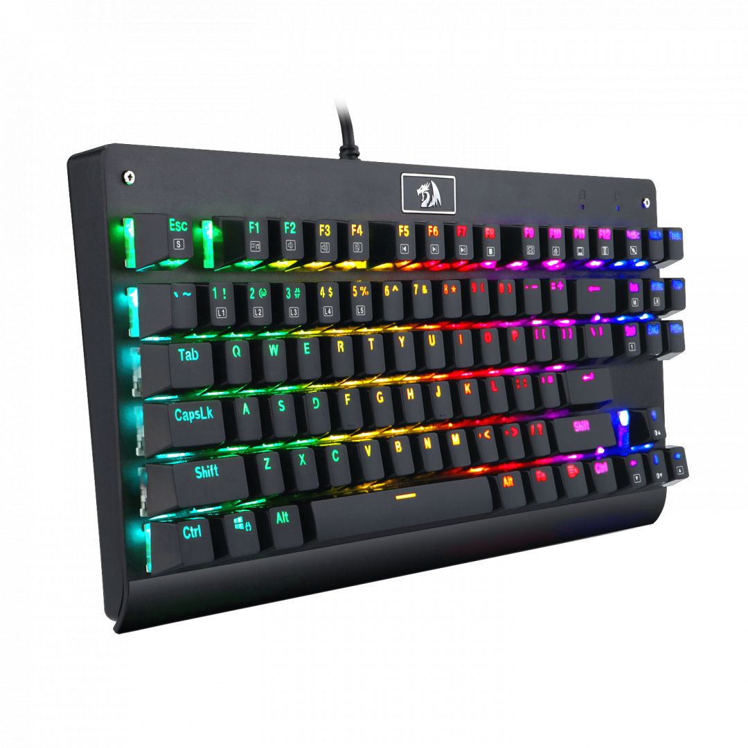 Redragon Dark Avenger RGB Brown Mechanical Gaming Keyboard Black HU