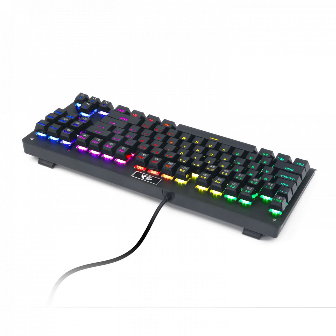 Redragon Dark Avenger RGB Brown Mechanical Gaming Keyboard Black HU