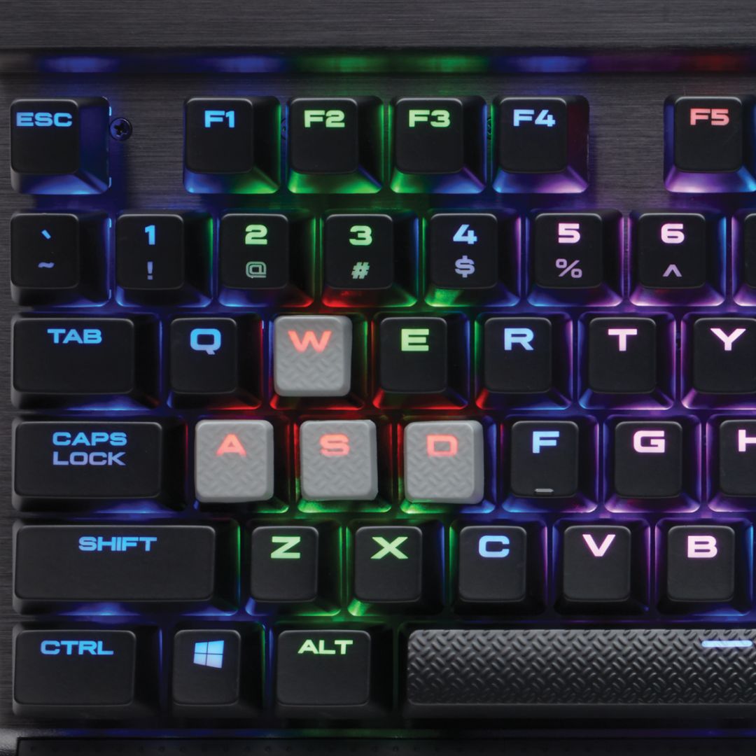 Corsair K65 LUX RGB Compact Mechanical Gaming Keyboard Cherry MX RGB Red Black EN