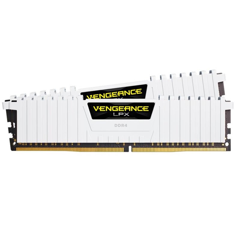 Corsair 16GB DDR4 2666MHz Kit (2x8GB) Vengeance LPX White