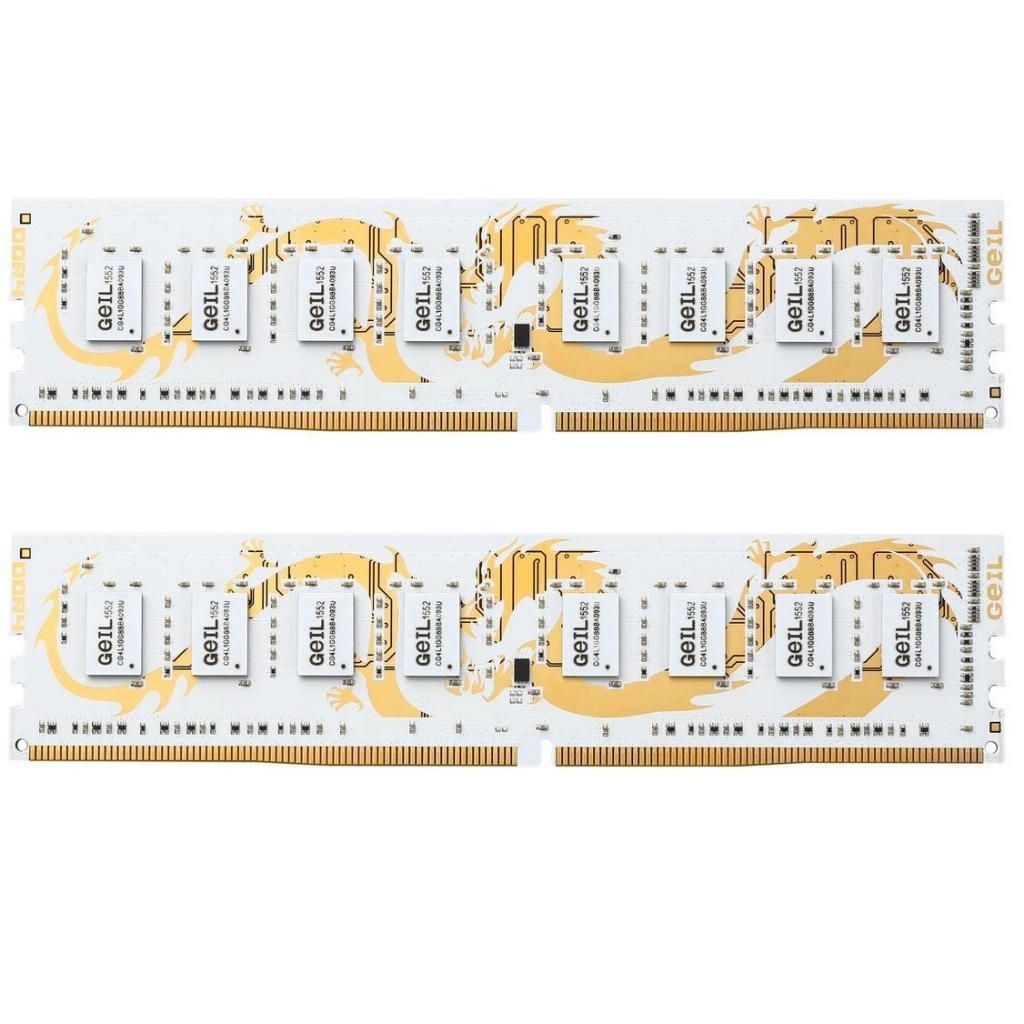 Geil 8GB DDR4 2400MHz White Dragon Kit2 (2x4GB) White