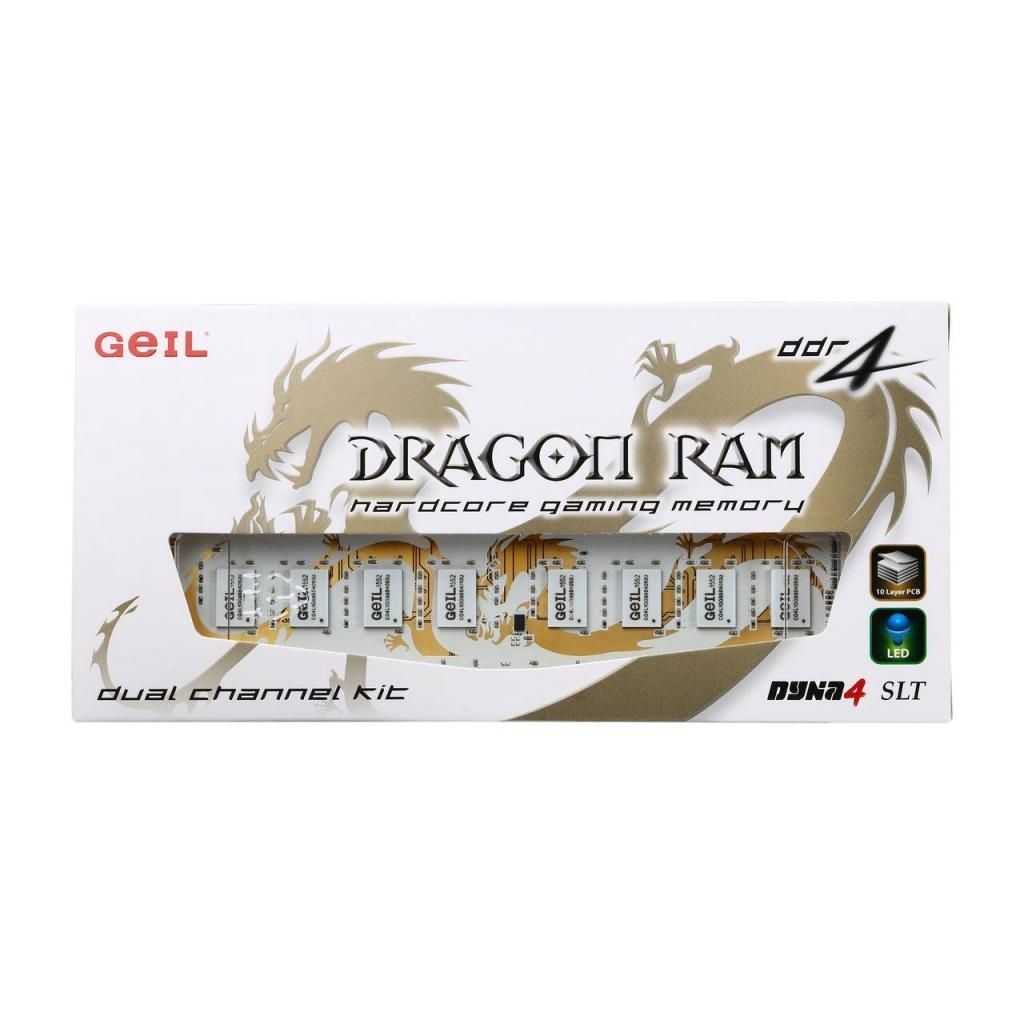 Geil 8GB DDR4 2400MHz White Dragon Kit2 (2x4GB) White