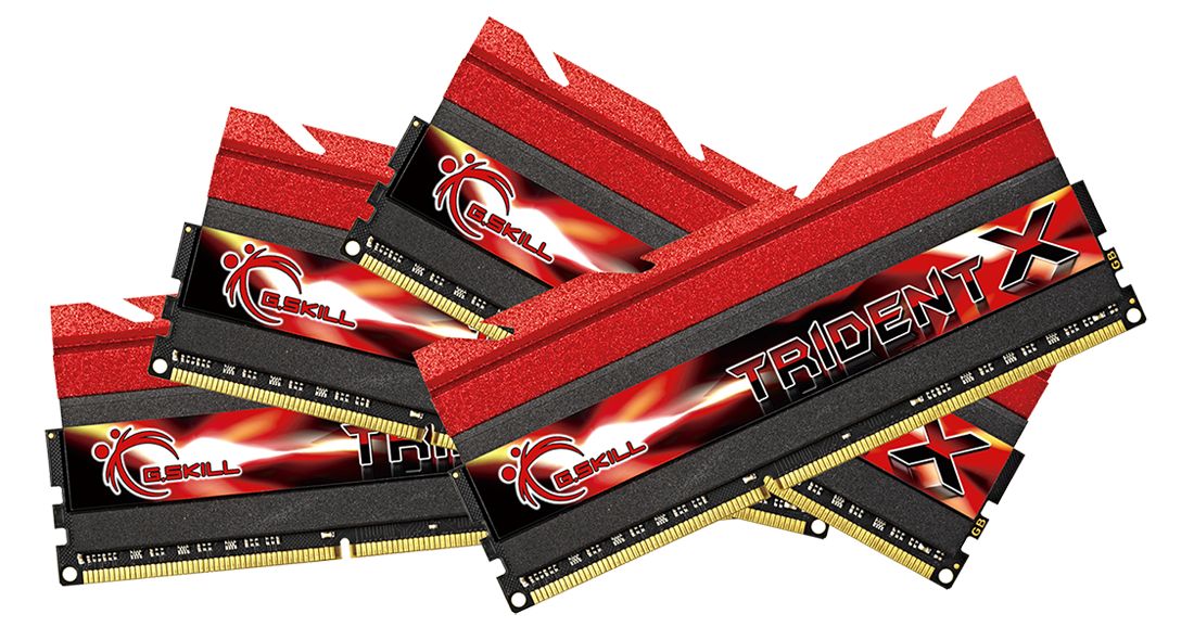 G.SKILL 32GB DDR3 2400MHz Kit(4x8GB) TridentX