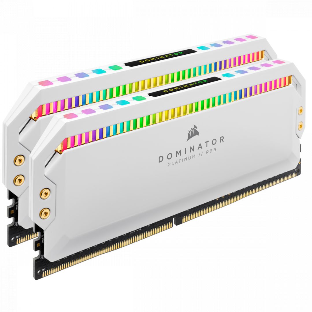 Corsair 16GB DDR4 3200MHz Kit (2x8GB) Dominator Platinum RGB White