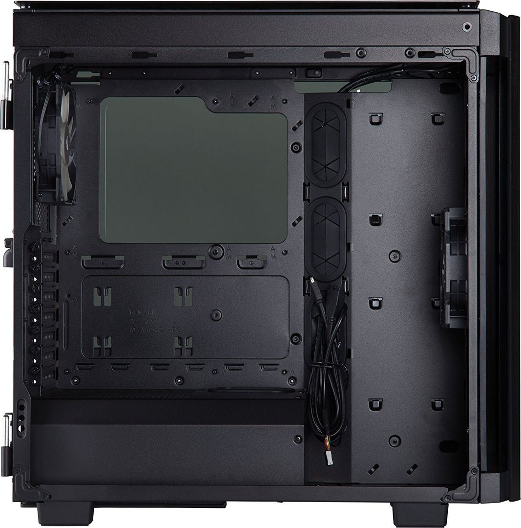 Corsair Obsidian Series 500D Tempered Glass Black