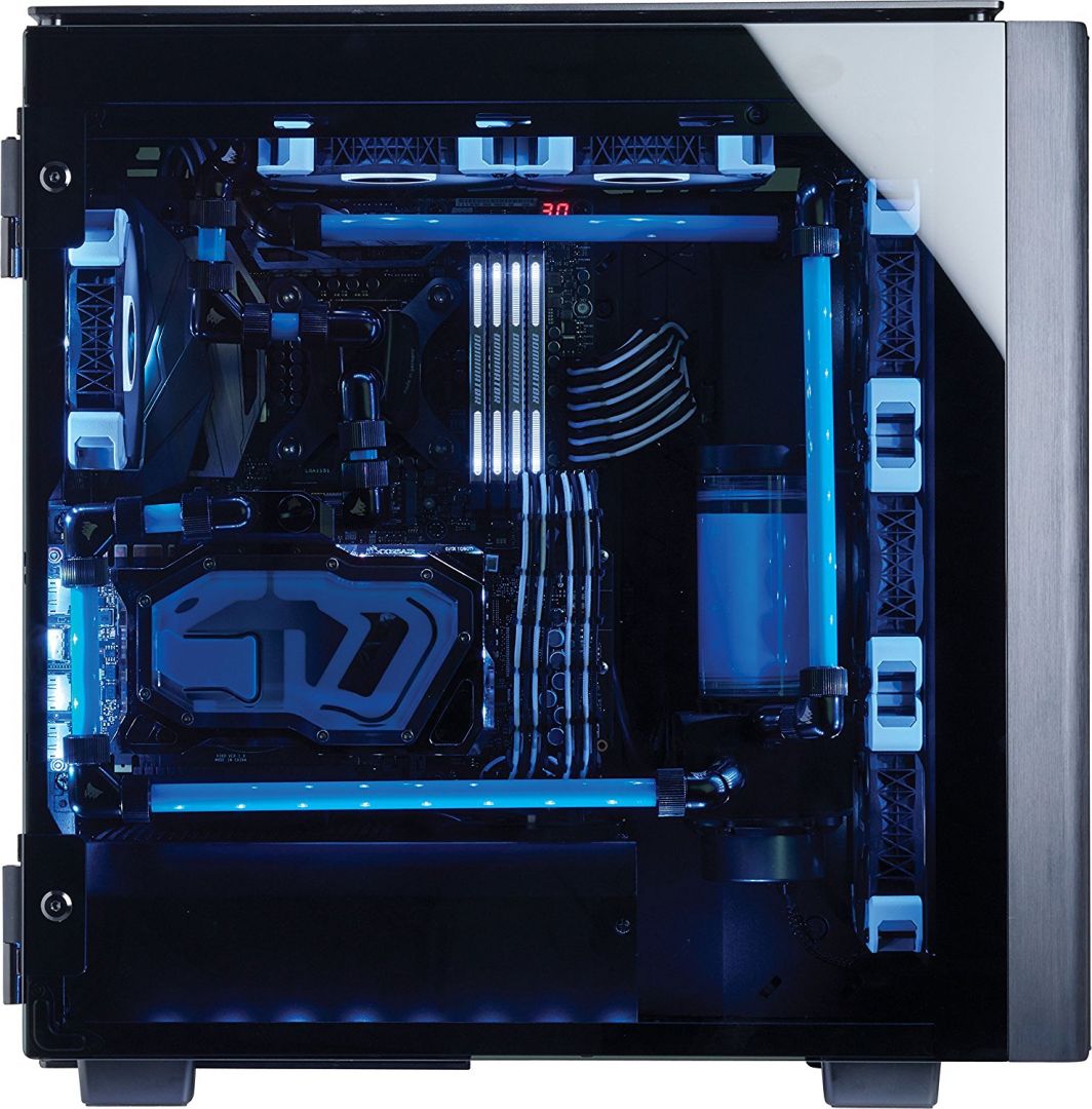 Corsair Obsidian Series 500D Tempered Glass Black