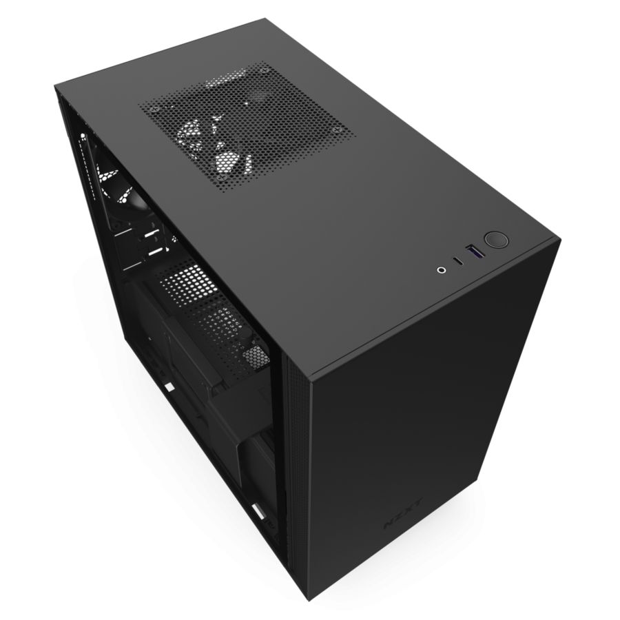 NZXT H210 Tempered Glass Matte Black