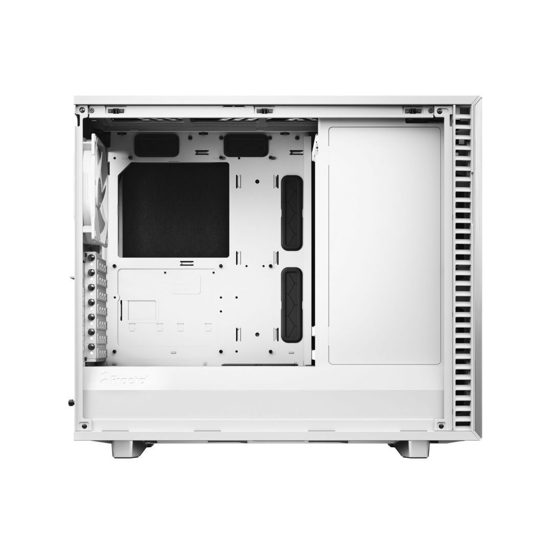 Fractal Design Define 7 Clear Tempered Glass White