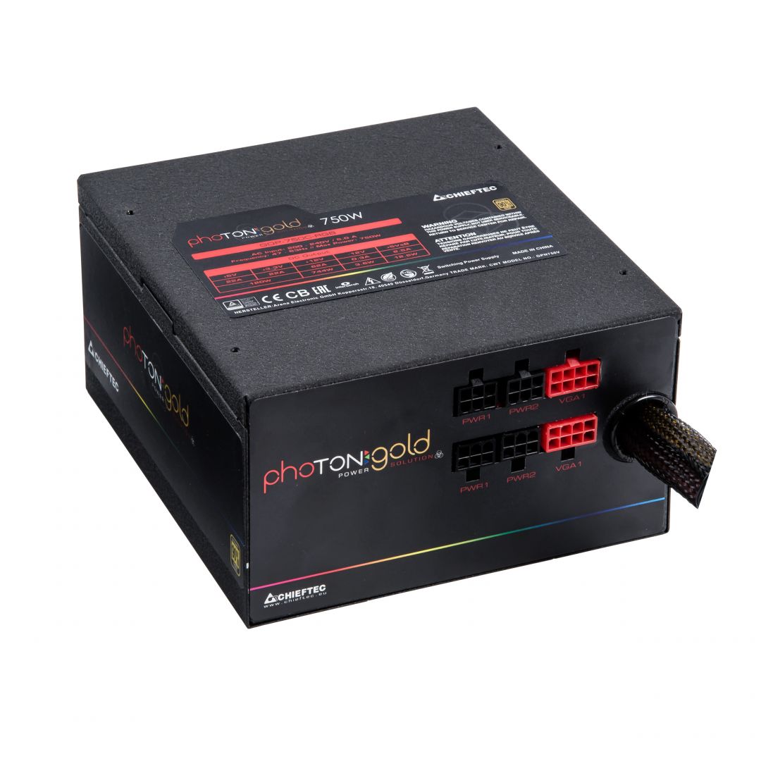 Chieftec 750W A-90+ Photon Gold RGB