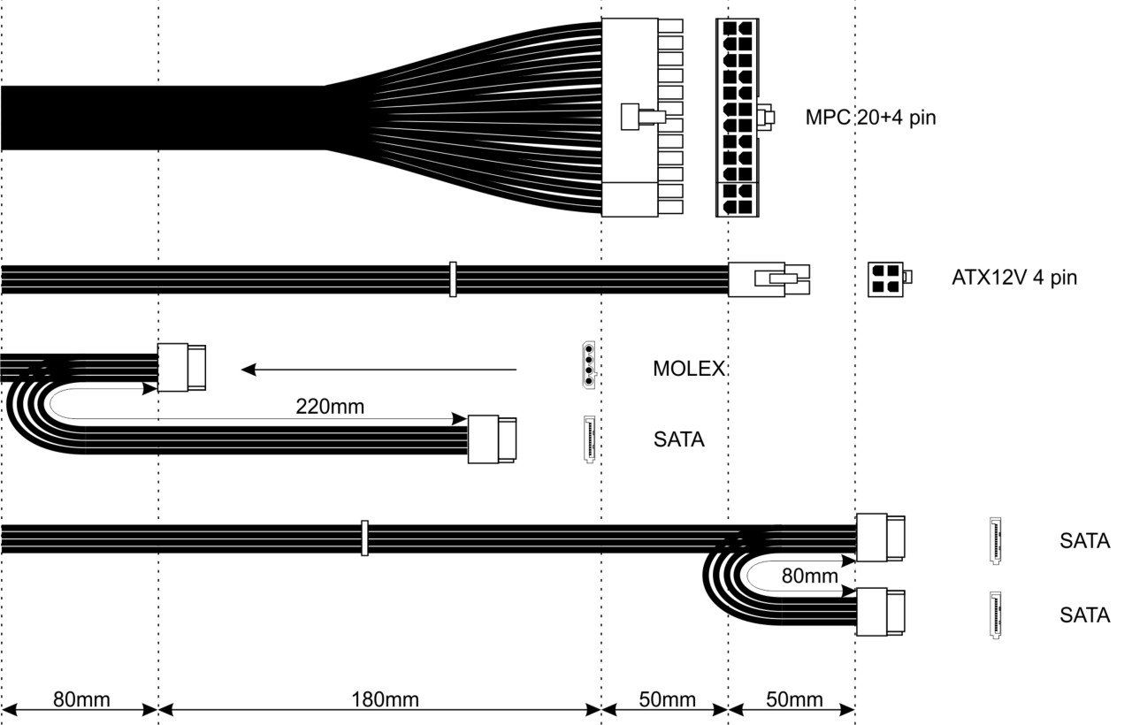 Akyga AK-T1-300 300W 80+