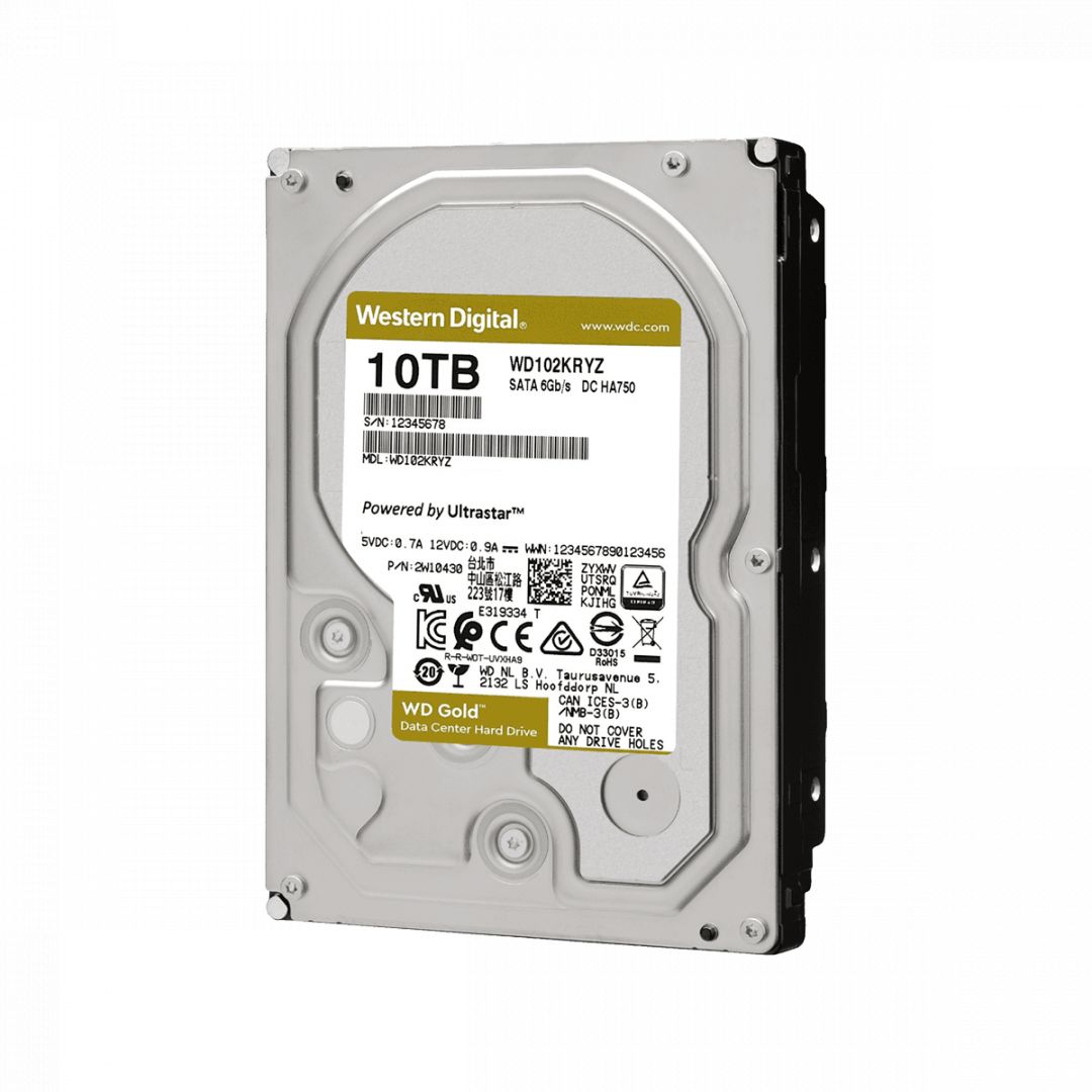 Western Digital 10TB 7200rpm SATA-600 256MB Gold WD102KRYZ