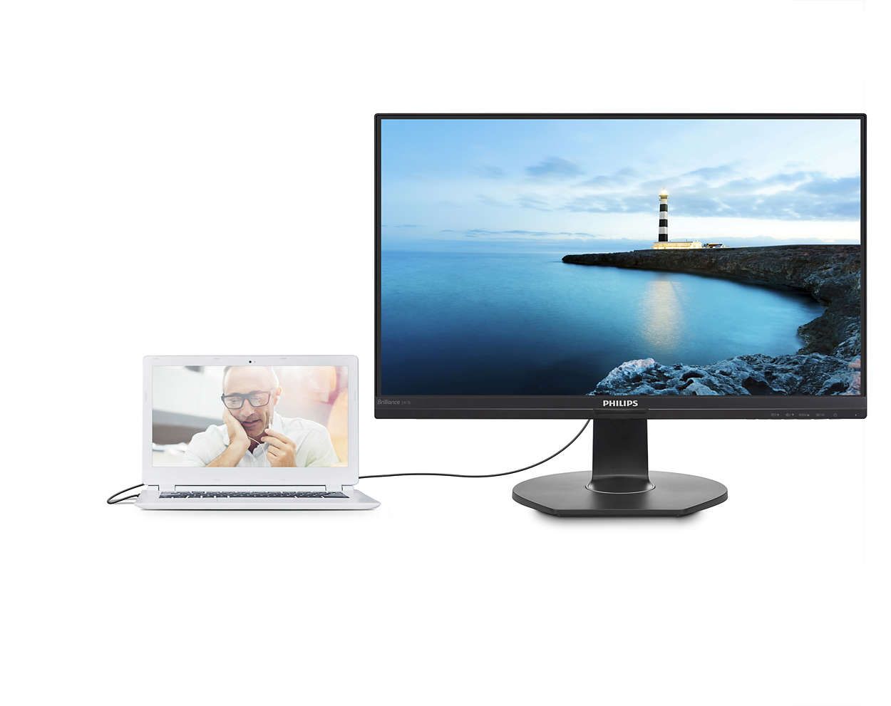 Philips 23.8" 241B7QUPBEB IPS LED