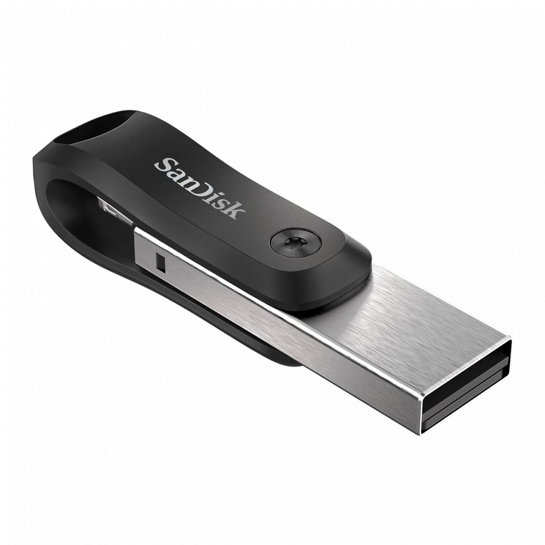 Sandisk 128GB iXpand flash Drive Go Black/Silver