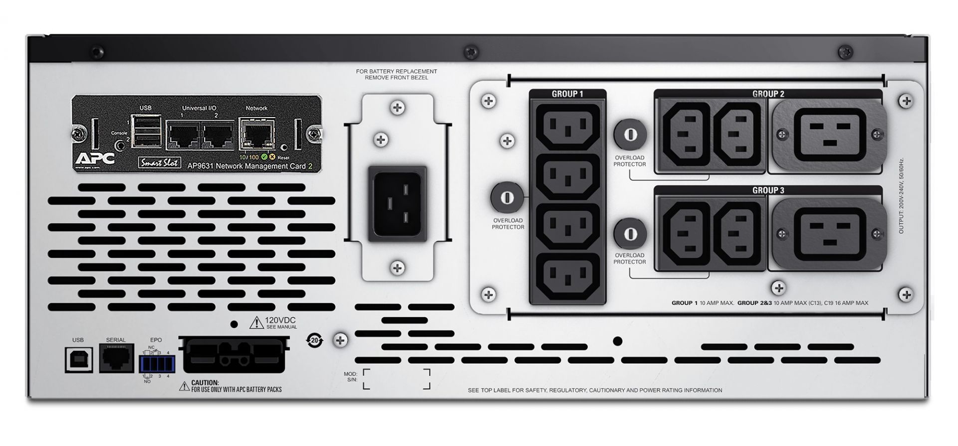 APC Smart-UPS X 2200VA Short Depth Tower/Rack Convertible LCD 200-240V with Network Card