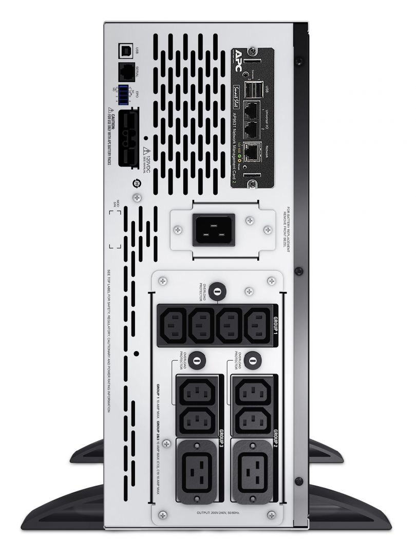 APC Smart-UPS X 2200VA Short Depth Tower/Rack Convertible LCD 200-240V with Network Card