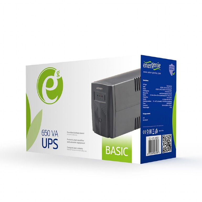 Gembird UPS B650VA Energenie Basic Line interactive